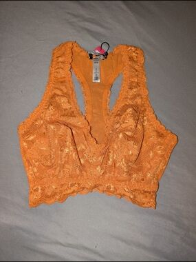 Cosabella Women's Curvy Racie Racerback Bra Small Garcinia Copper Orange NWT